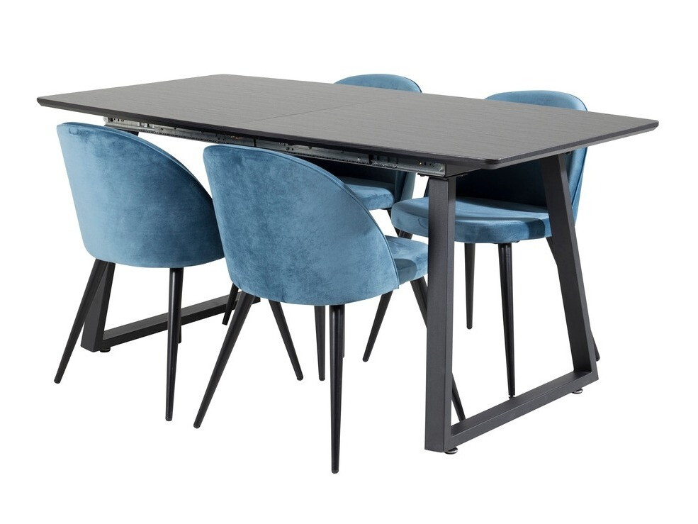 Conjunto para refeições Dallas 1609 (Azul + Preto)