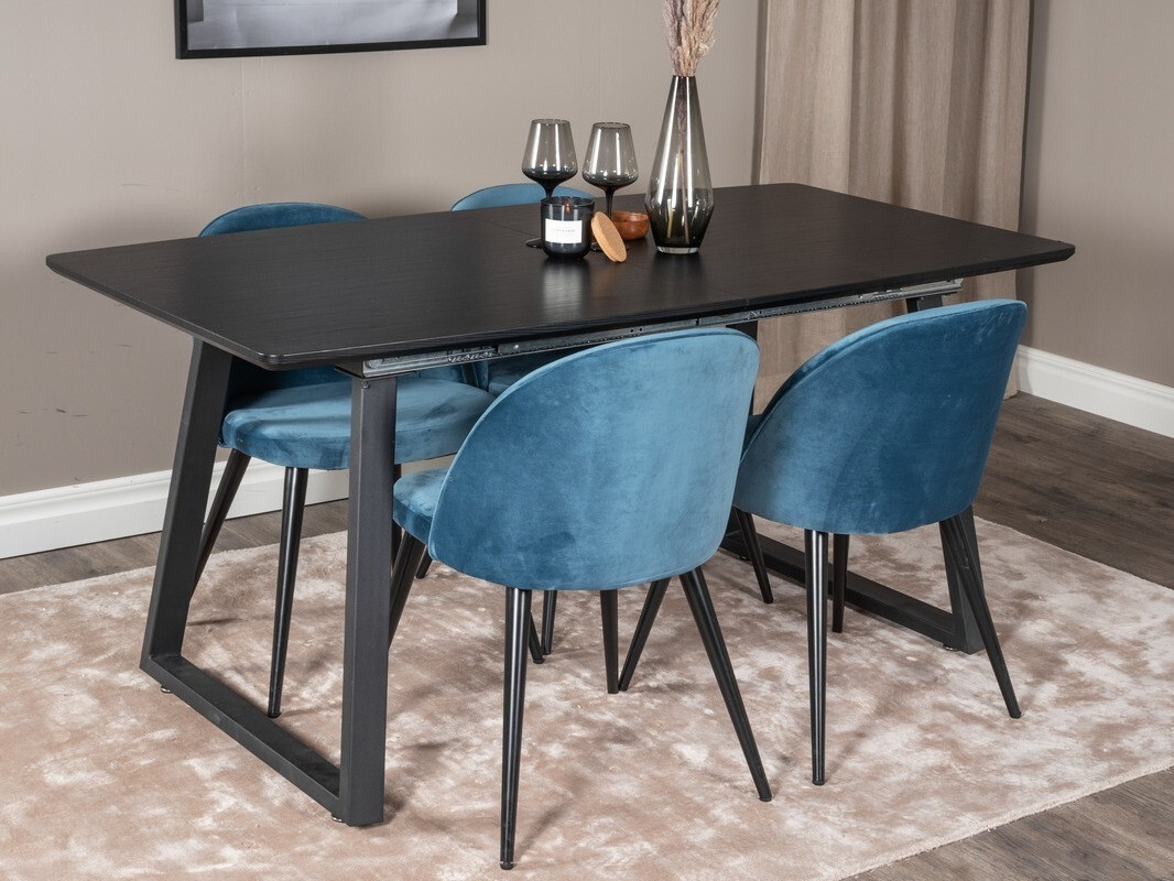 Conjunto para refeições Dallas 1609 (Azul + Preto)