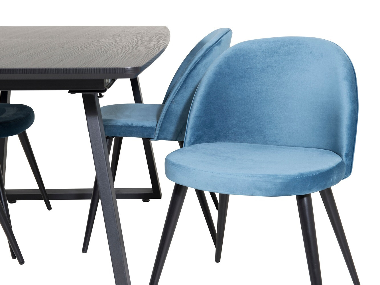 Conjunto para refeições Dallas 1609 (Azul + Preto)