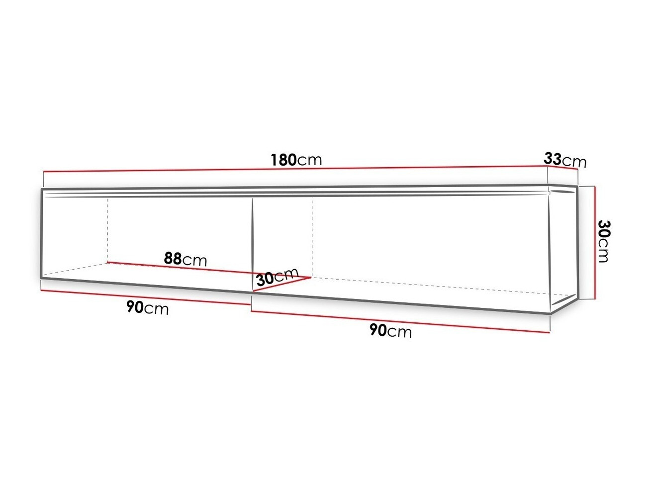 Móvel de TV Scientia I (Carvalho wotan)