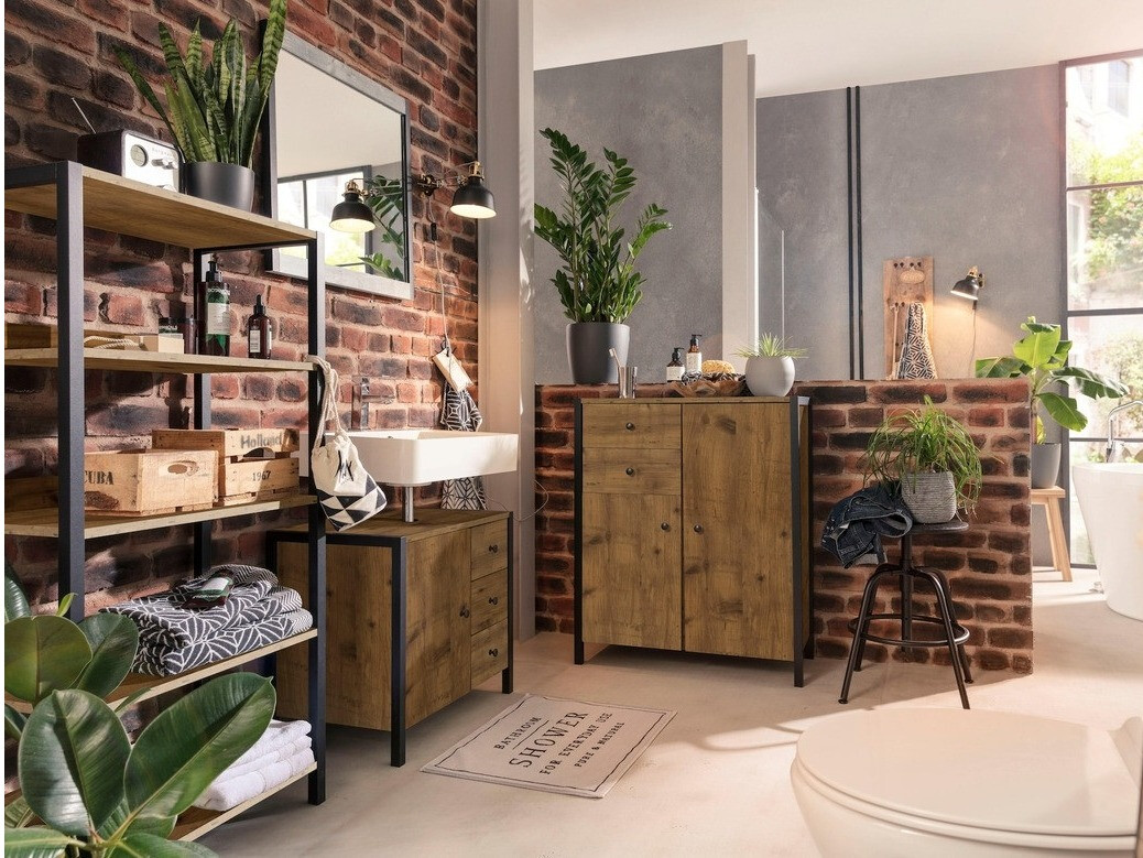 Armário colocado para casa de banho Larnovo 106