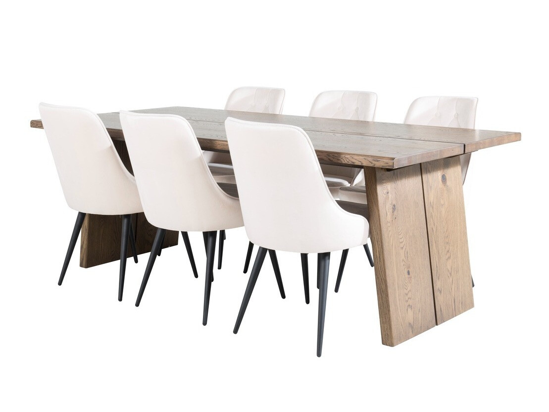 Conjunto para refeições Dallas 1807 (Preto + Bege)