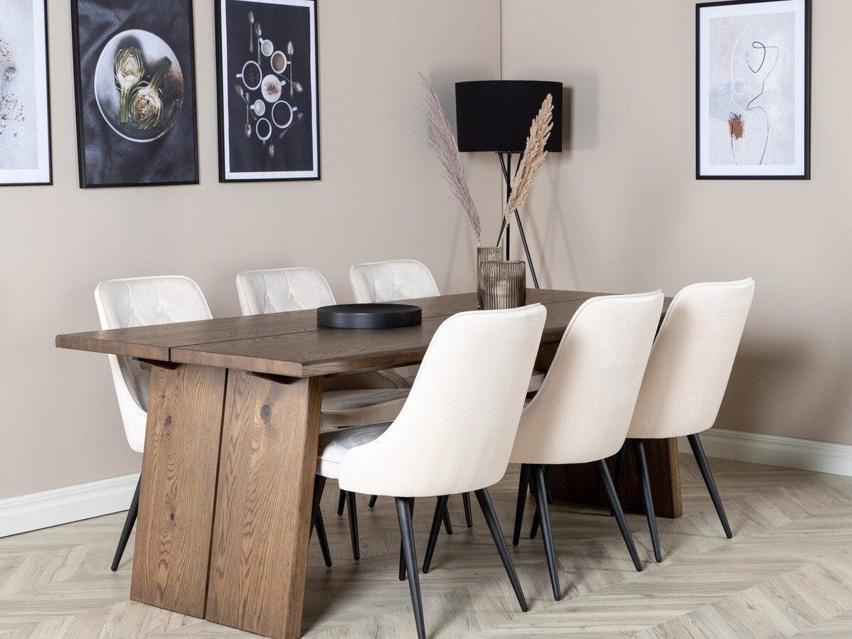 Conjunto para refeições Dallas 1807 (Preto + Bege)