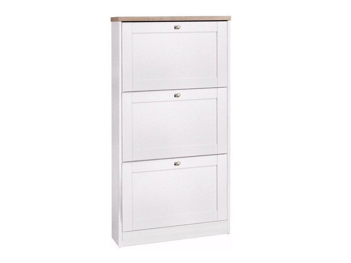 Sapateira Cirtene 101 (Branco + Carvalho)