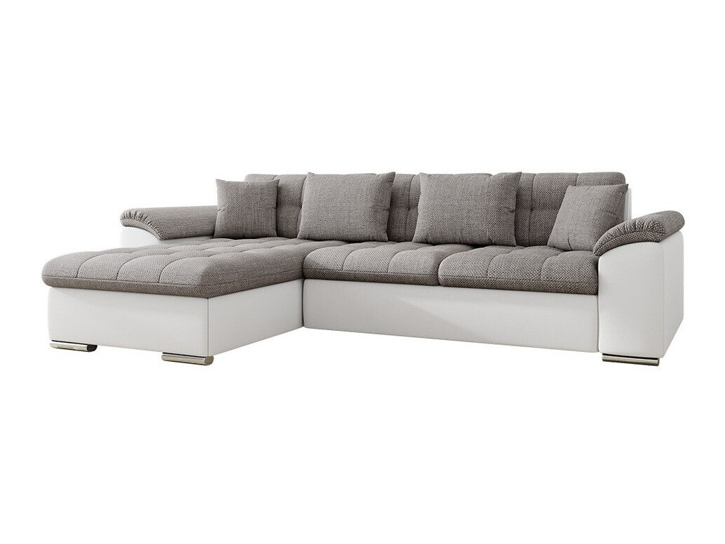 Sofá de canto Comfivo 107 (Soft 017 + Lawa 05)