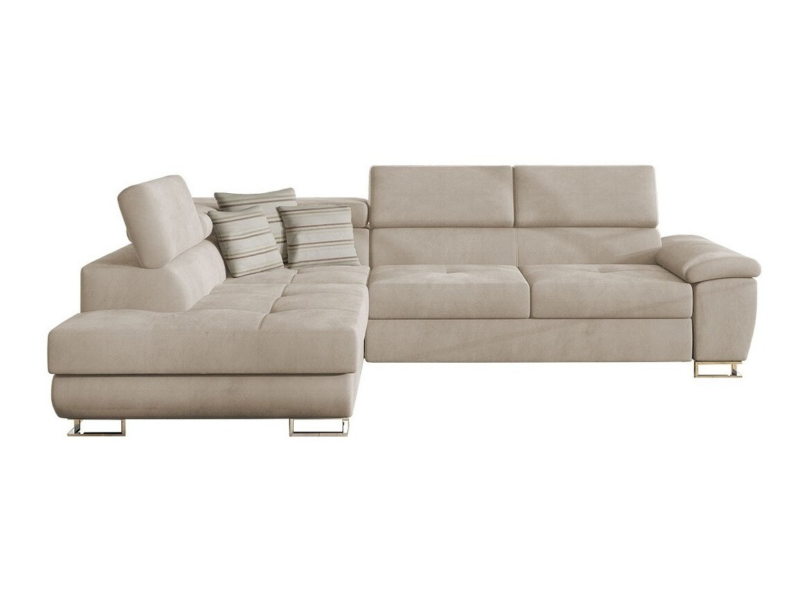 Sofá de canto Comfivo Ruta II (Uttario Velvet 2979 + Senegal 825)