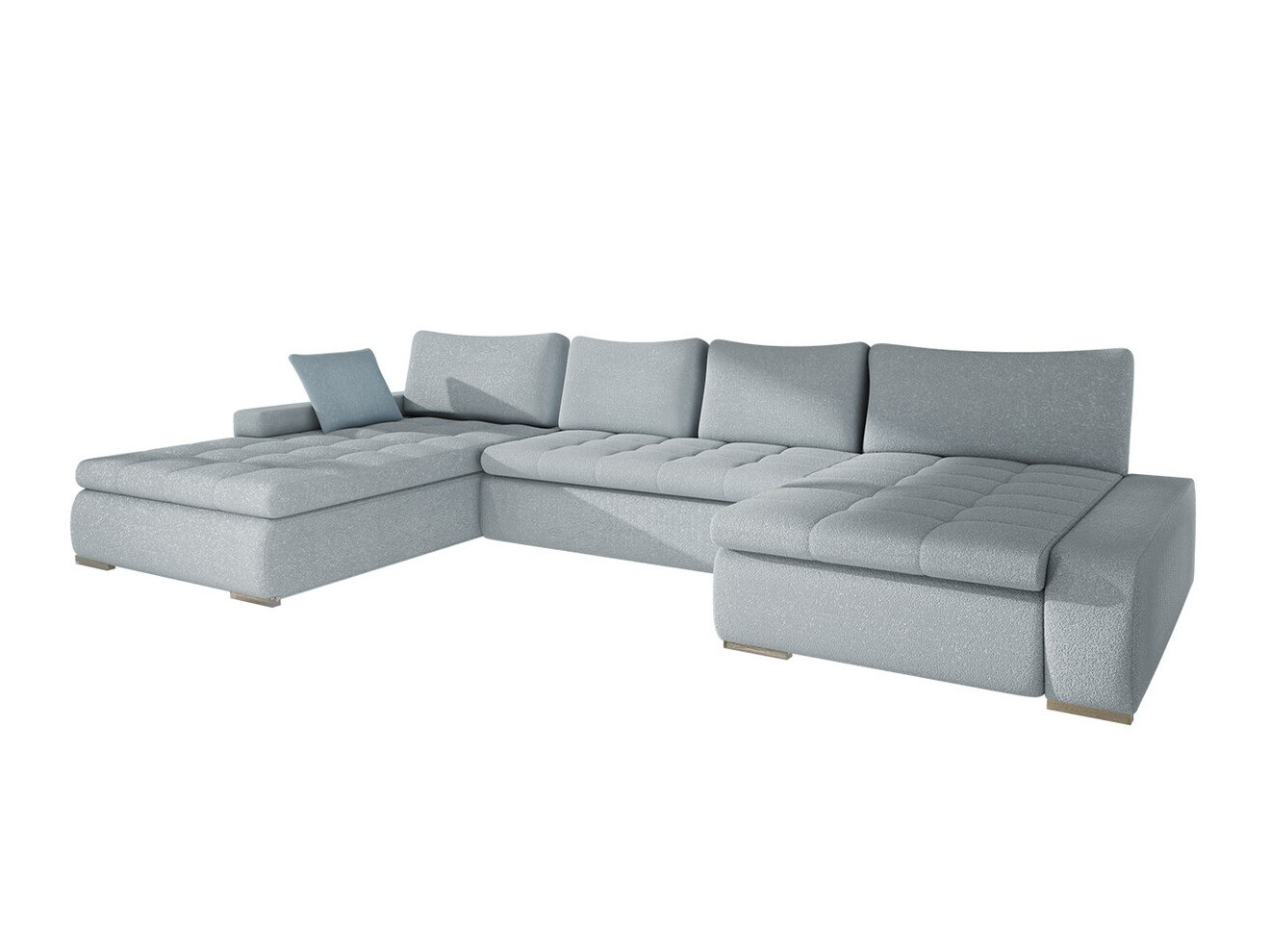 Sofá de canto Comfivo 248 (Boucle Baloo 2086)