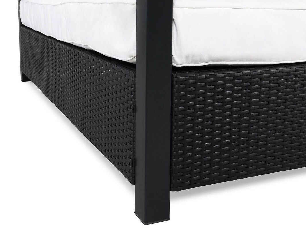 Cadeirão para o exterior deNoord 294 (Branco + Preto)