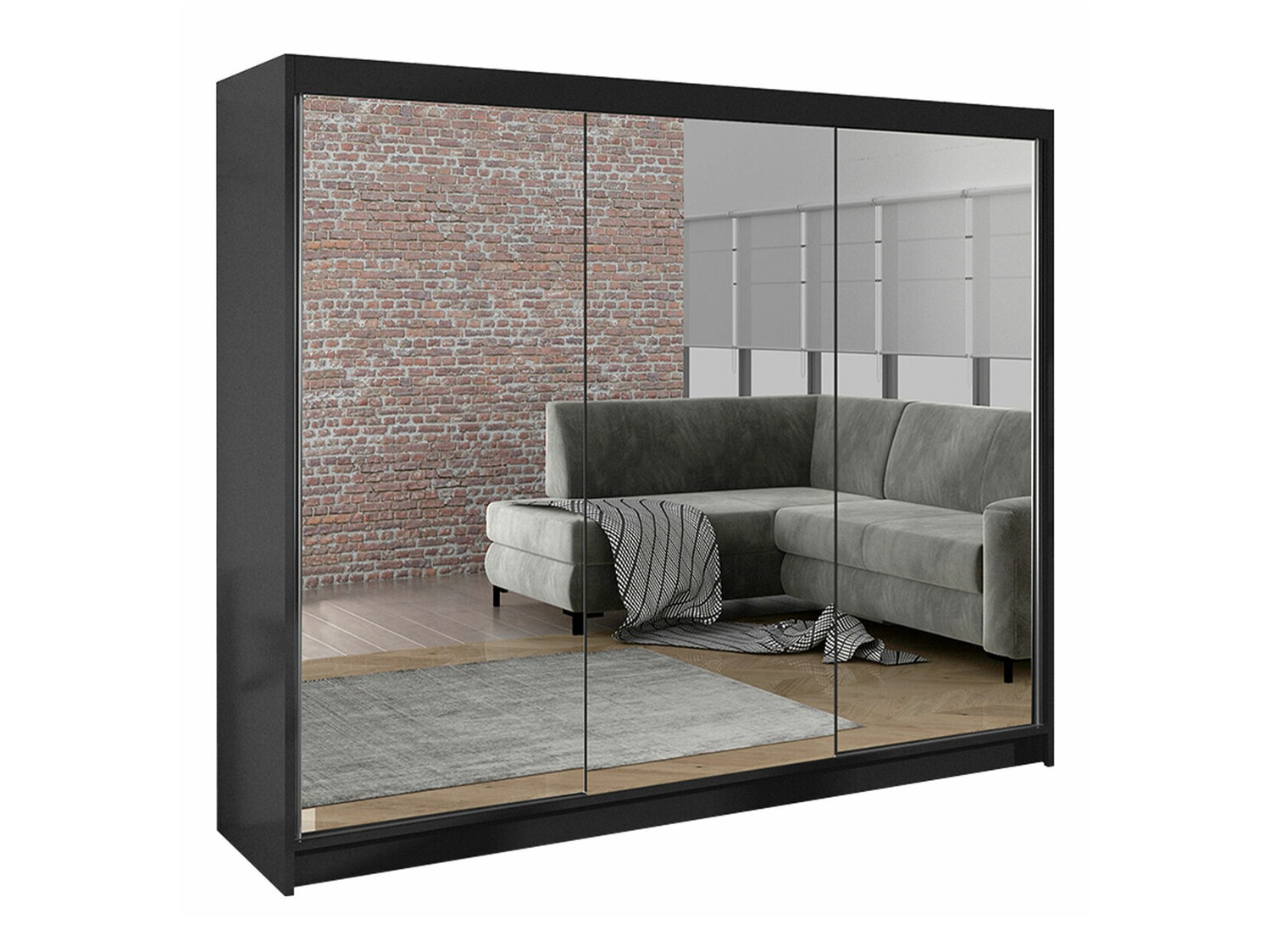 Roupeiro Closico Durion III (Preto)