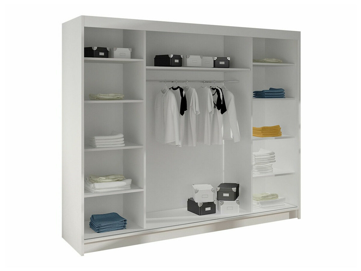 Roupeiro Closico Durion I (Carvalho Artisan + Branco)