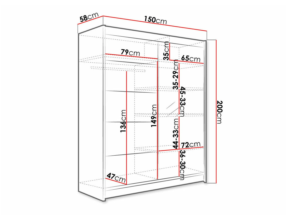 Roupeiro Closico Vastor III (Carvalho sonoma)