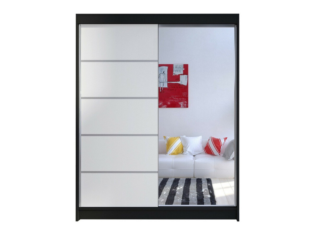 Roupeiro Closico Vastor III (Preto + Branco)