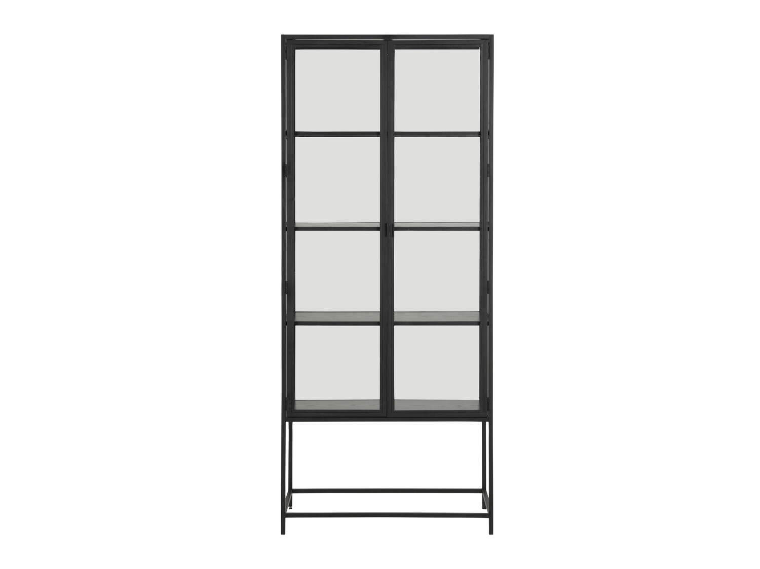 Estante Norsica Sevferi 142 (Cinza preta + Preto)