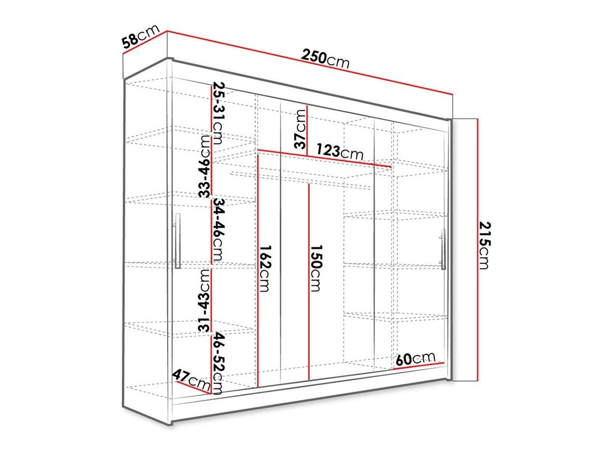 Roupeiro Closico Ordo II (Preto)