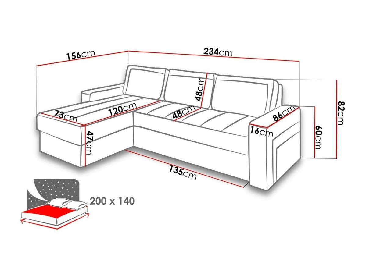 Sofá de canto Donum