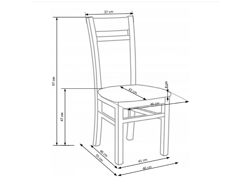 Cadeira Houston 260 (Nogueira + Creme)