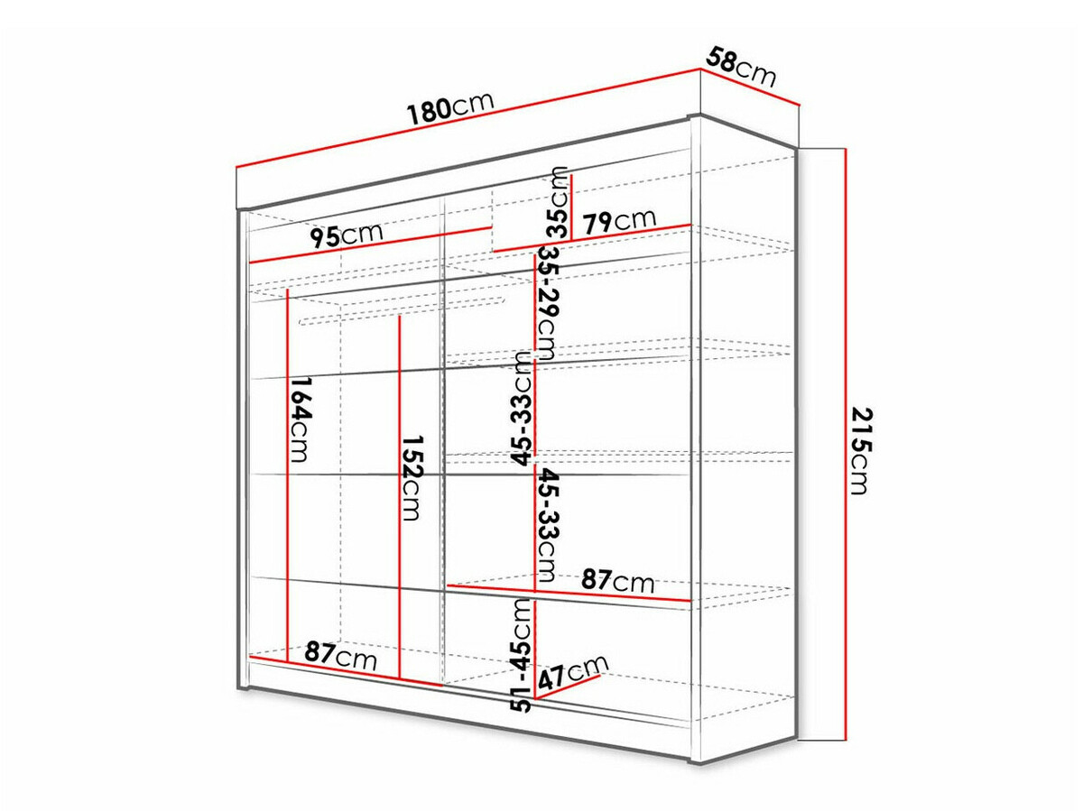 Roupeiro Closico 153 (Carvalho escuro)