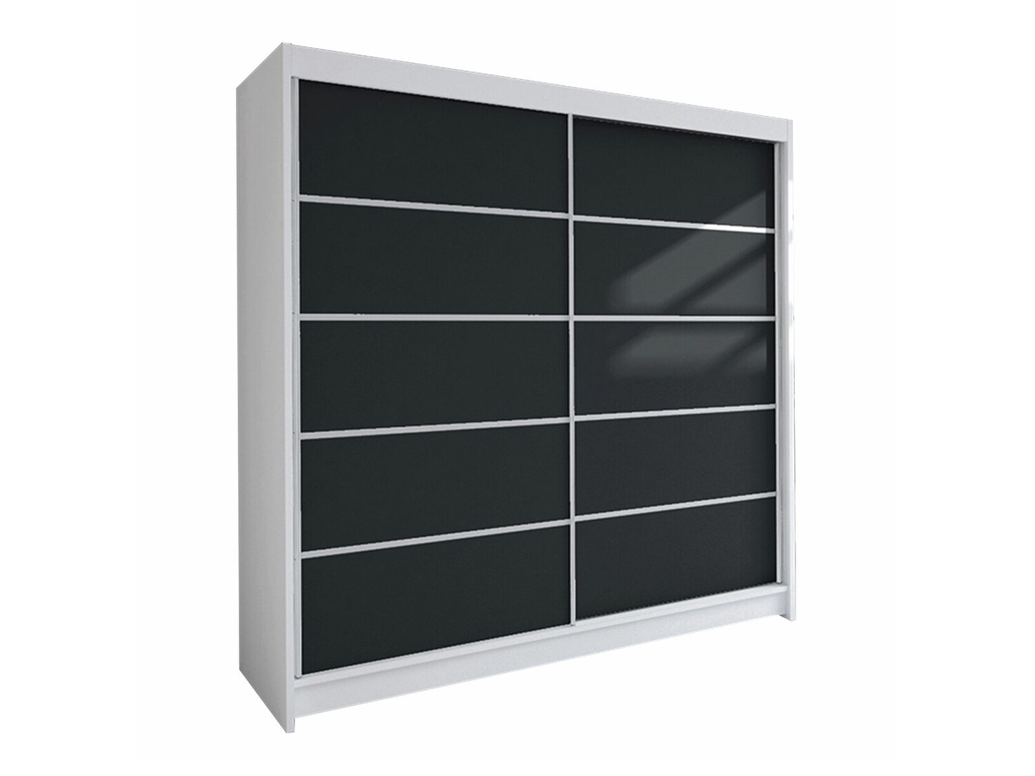 Roupeiro Closico Cavaris IV (Branco + Preto)