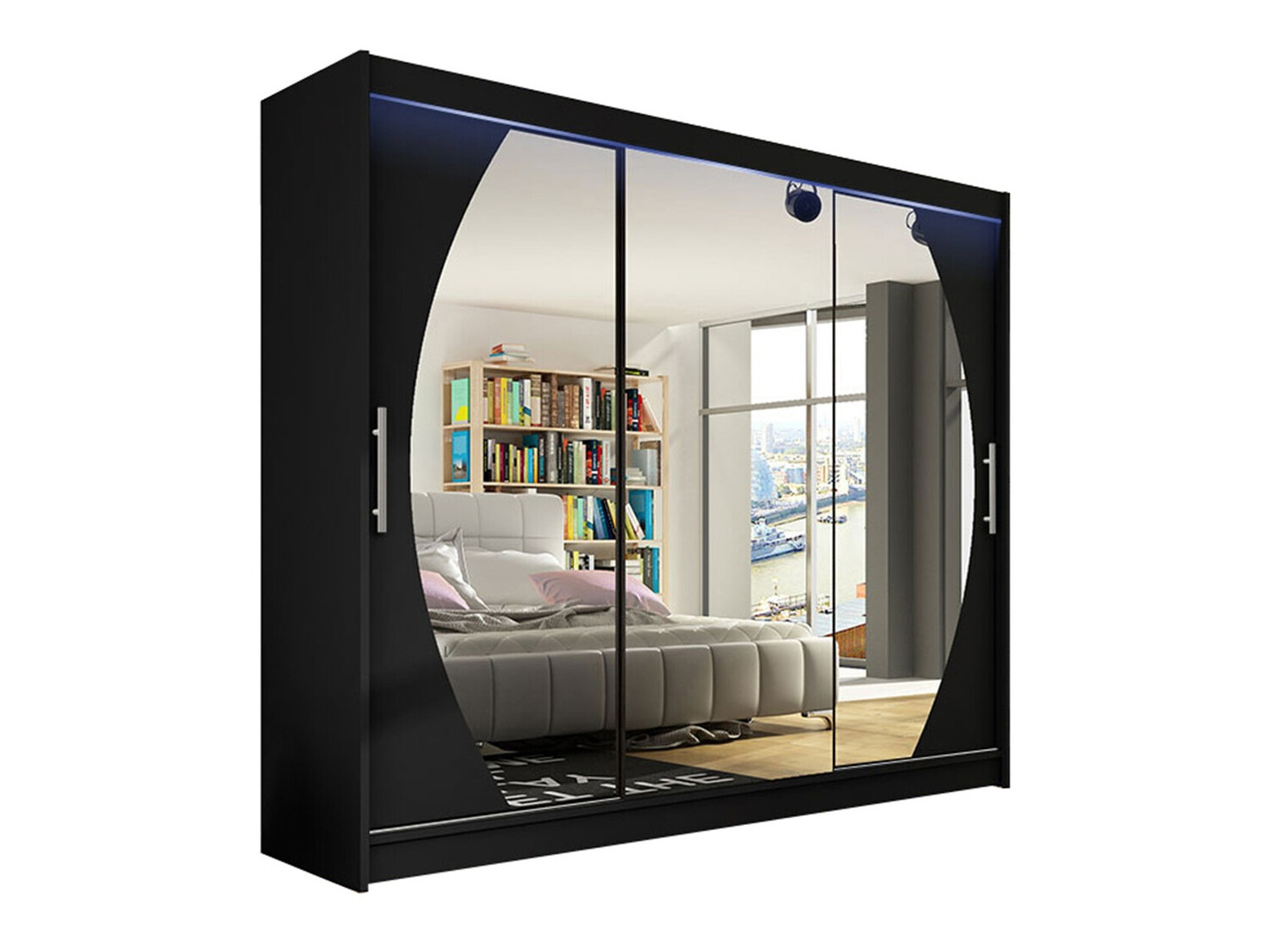 Roupeiro Closico Ordo V (Preto)