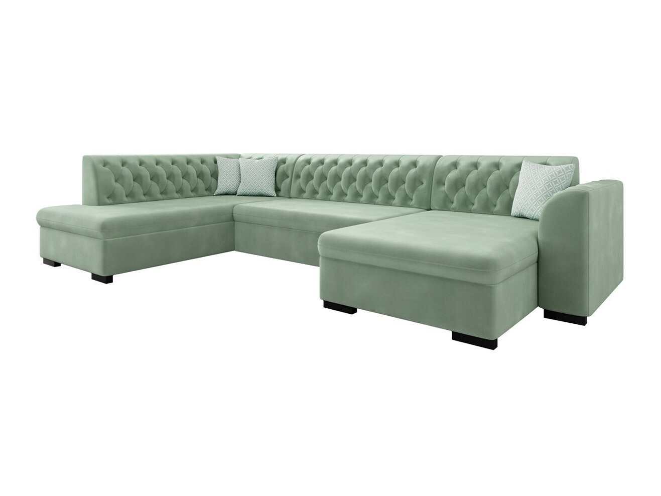 Sofá de canto Comfivo 269 (Magic veludo 2227 + Evo 29)