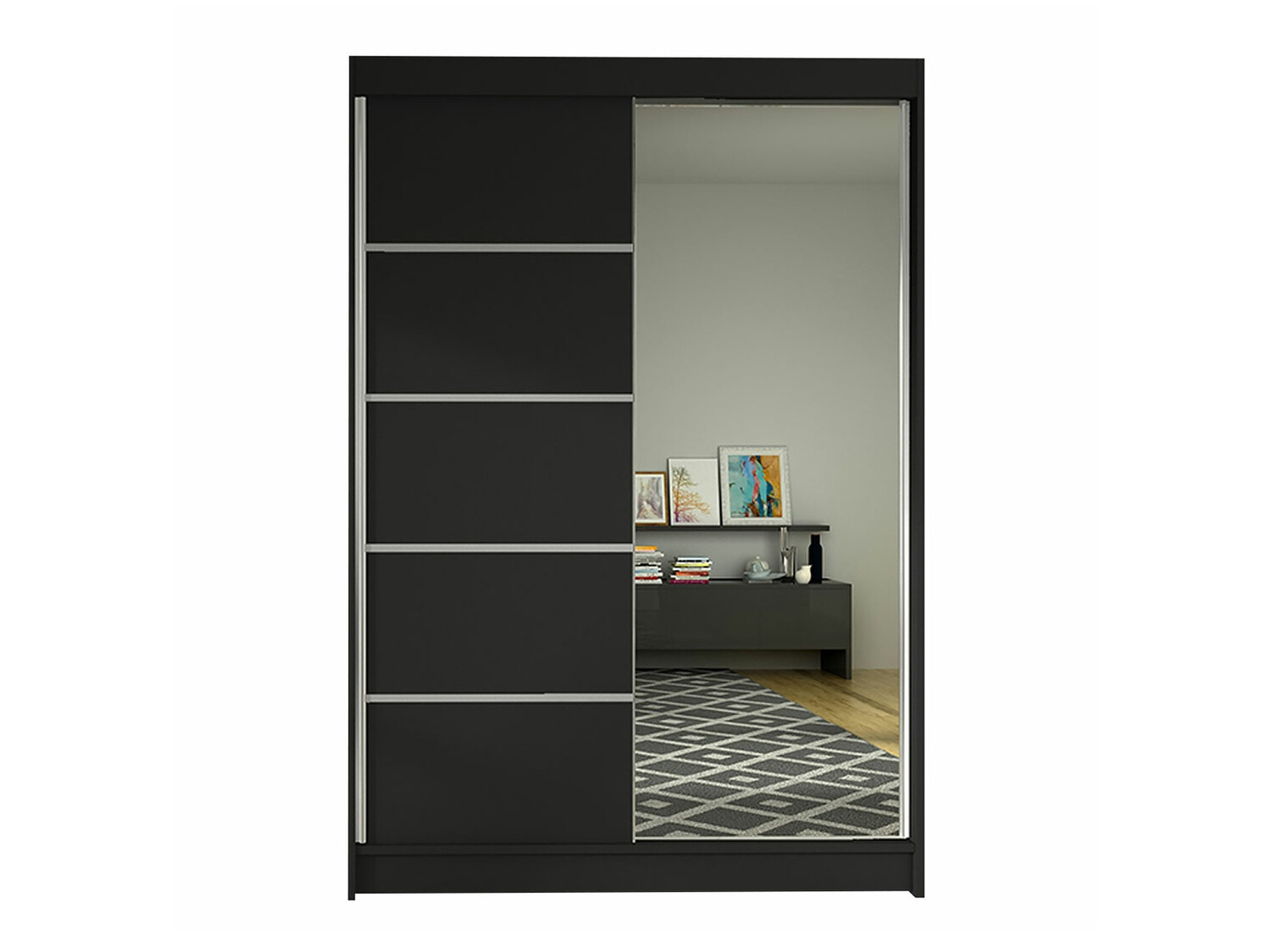 Roupeiro Closico Salvor III (Preto)