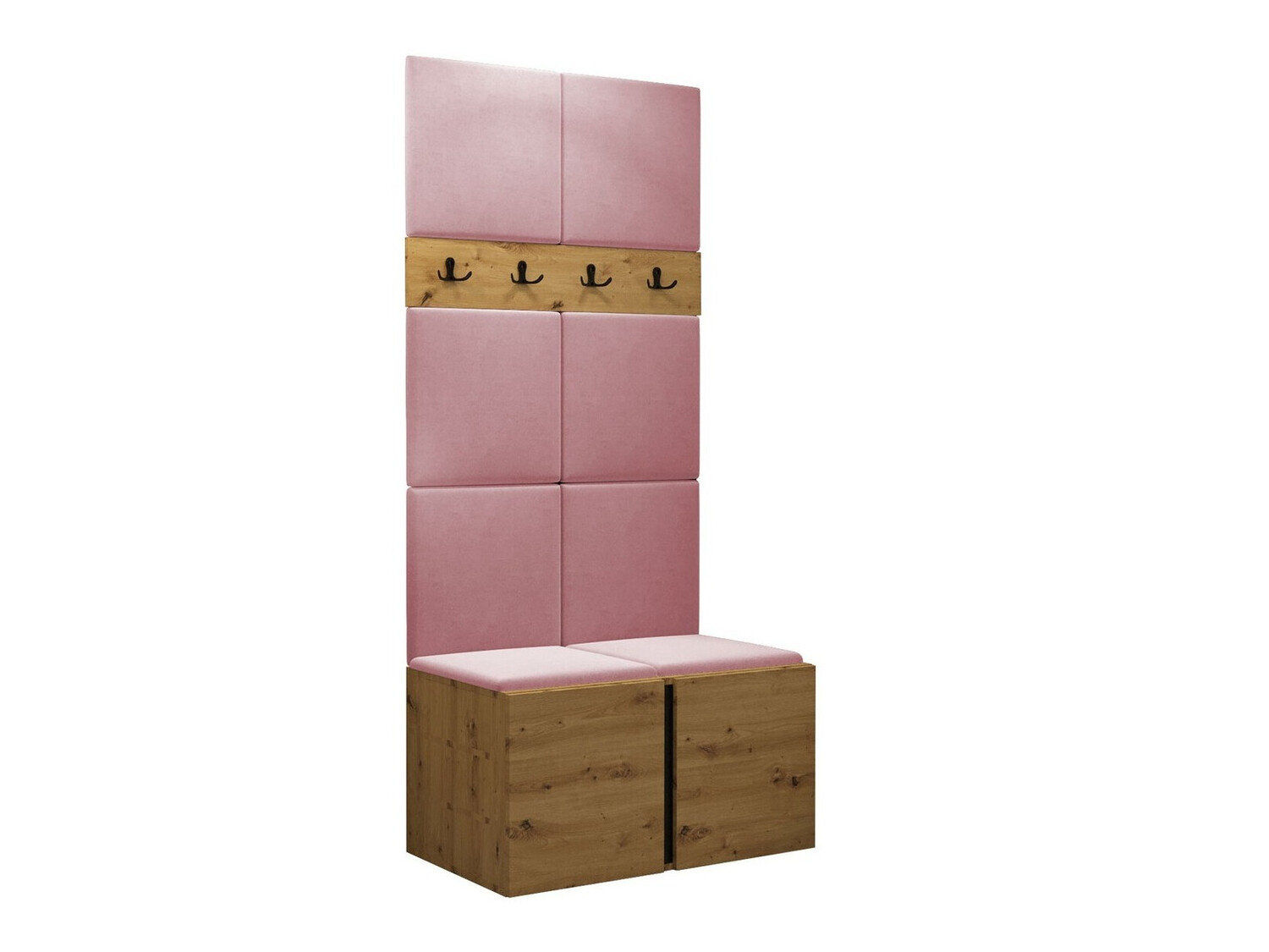 Conjunto para corredor Pinis IV (Carvalho Artisan)