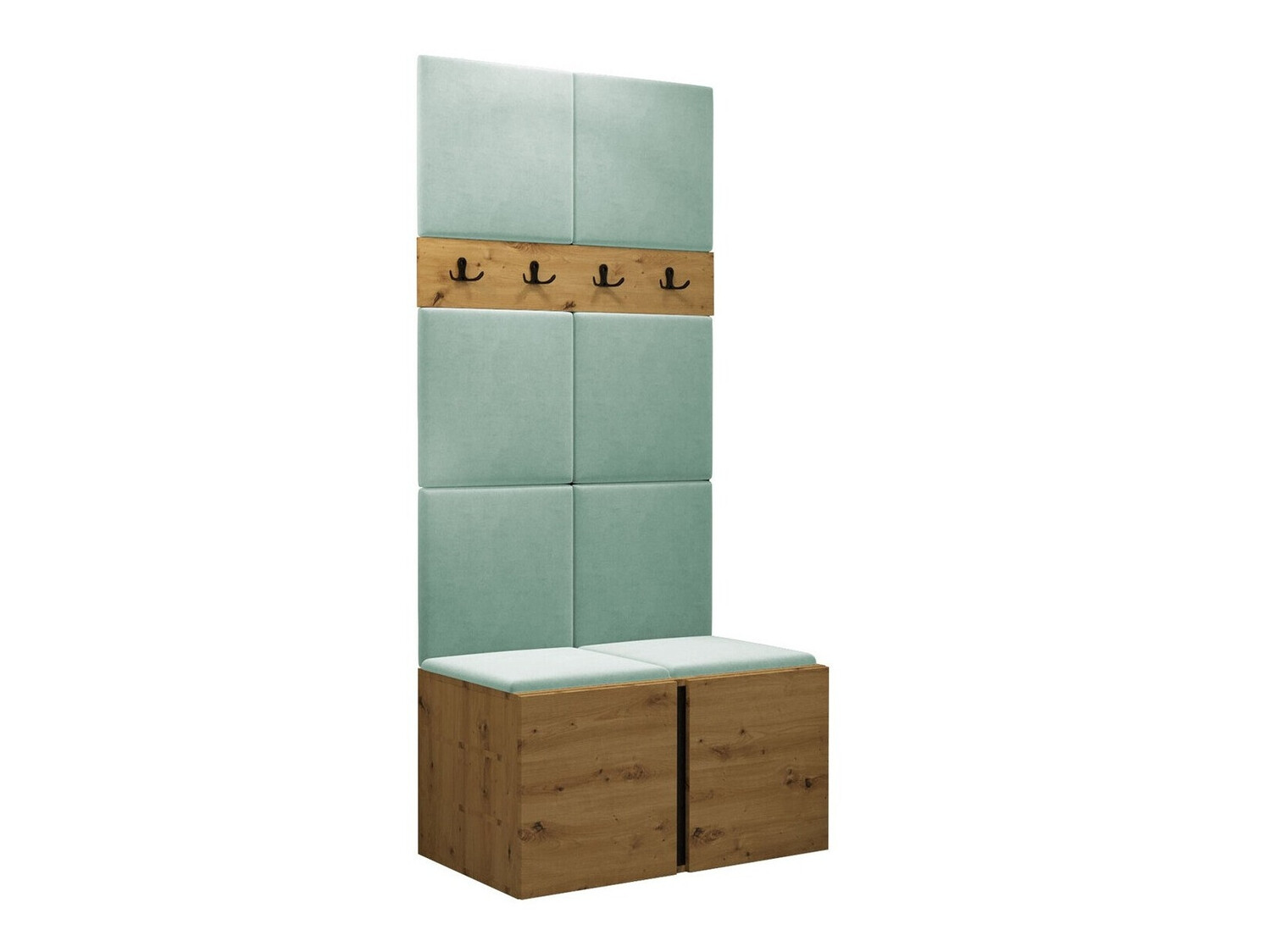 Conjunto para corredor Pinis IV (Carvalho Artisan)