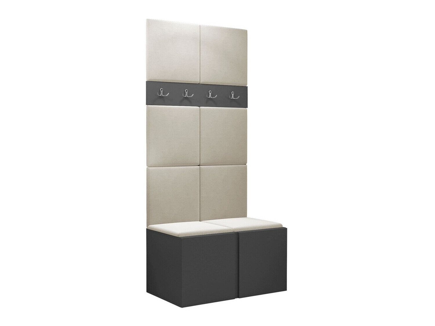 Conjunto para corredor Pinis IV (Grafite)