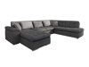Sofá de canto Comfivo 140 (Lux 06 + Lux 06 + Lux 05)