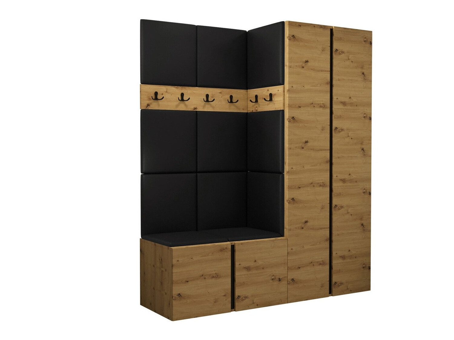 Conjunto para corredor Pinis III (Eco couro Soft 011)