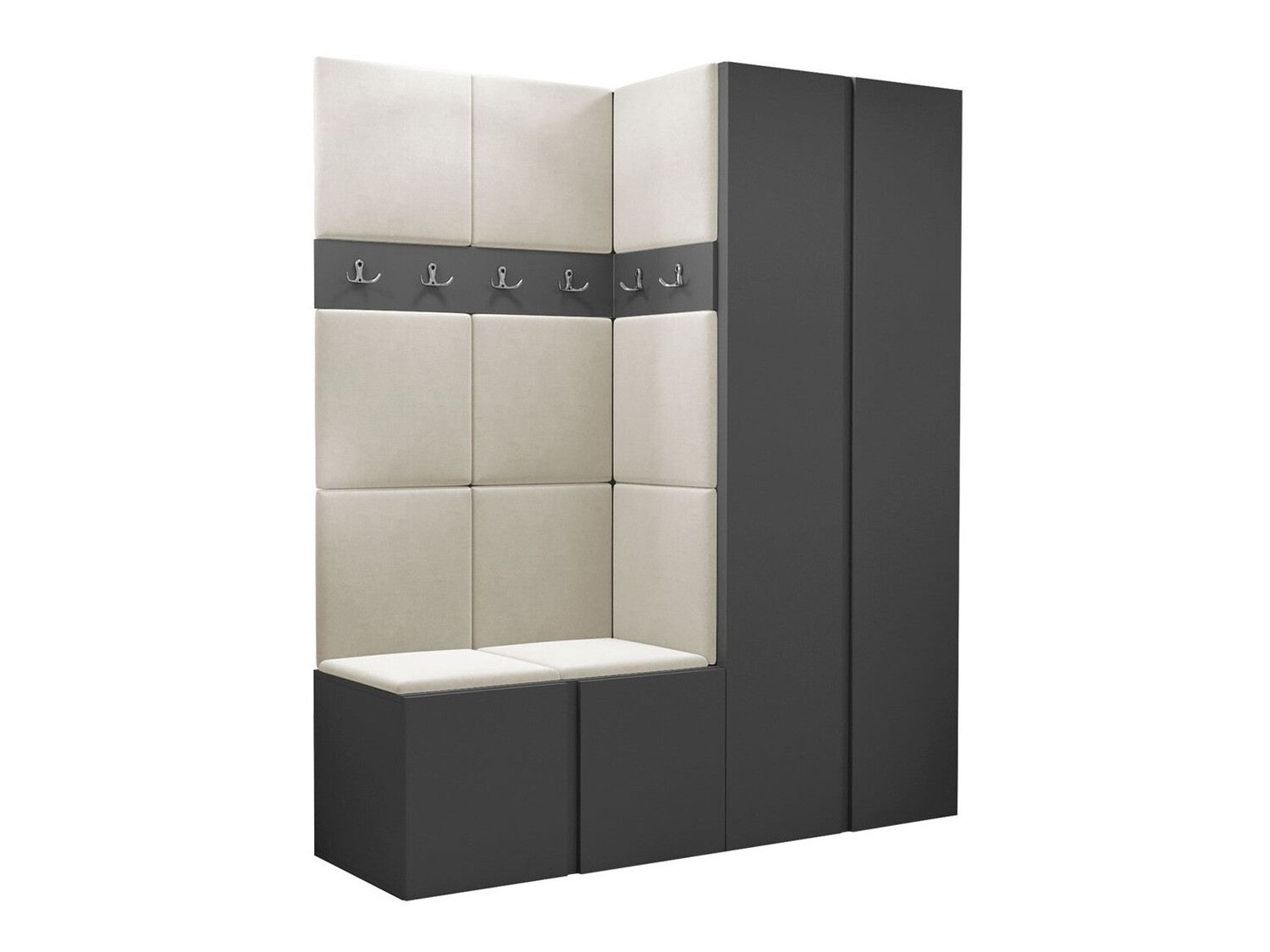 Conjunto para corredor Pinis III (Grafite)