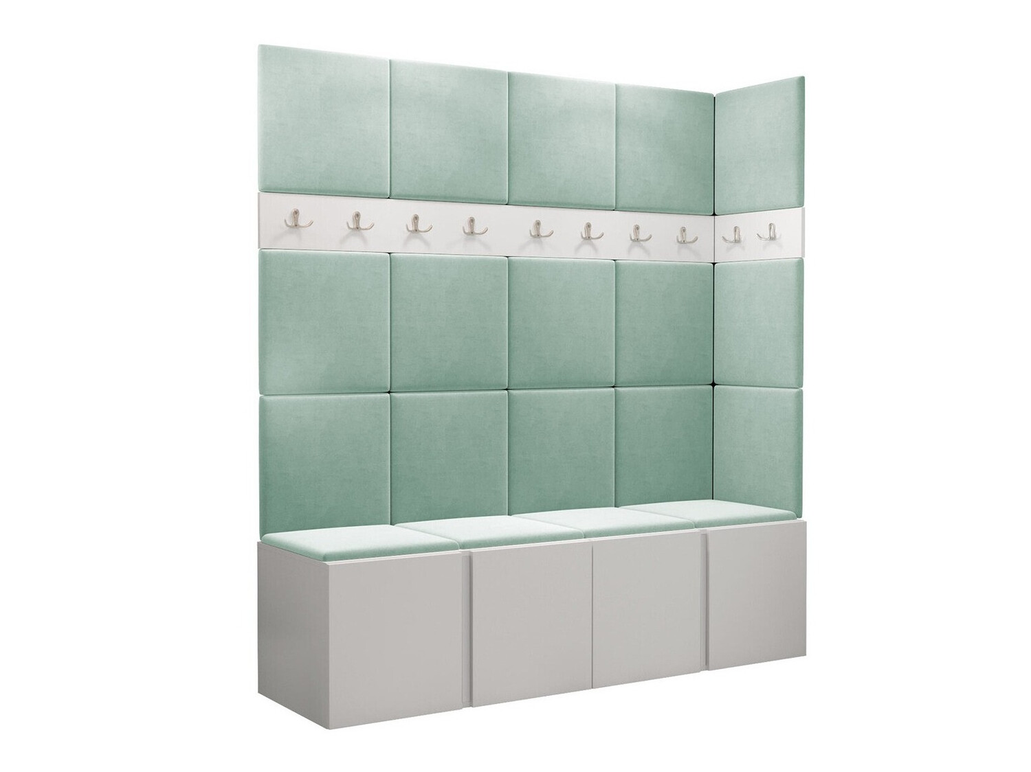 Conjunto para corredor Pinis II (Branco)