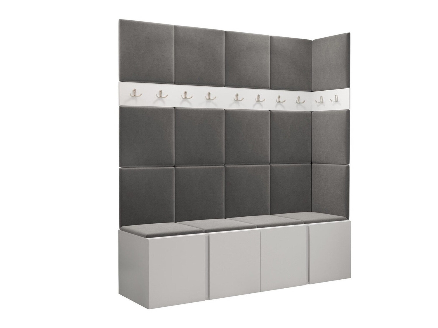 Conjunto para corredor Pinis II (Branco)