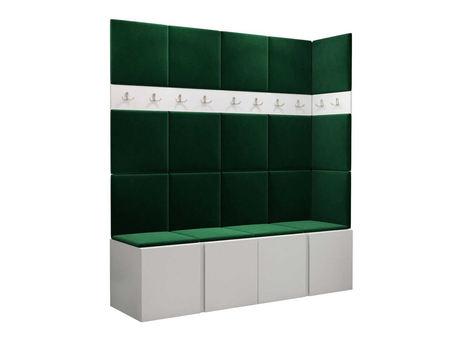 Conjunto para corredor Pinis II (Branco)