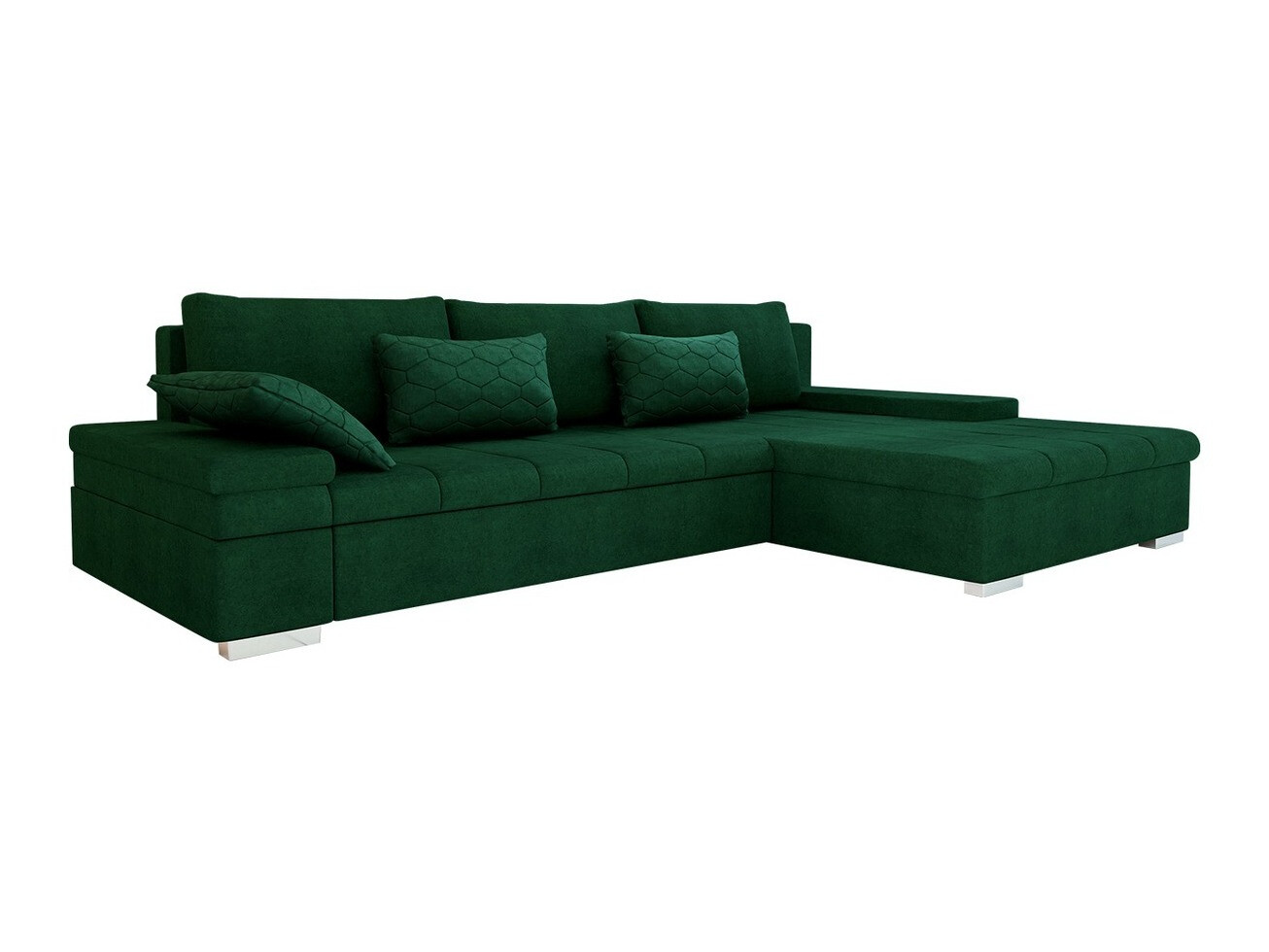 Sofá de canto Comfivo 169 (Uttario Velvet 2951 + Venus Velvet 2941 P137)