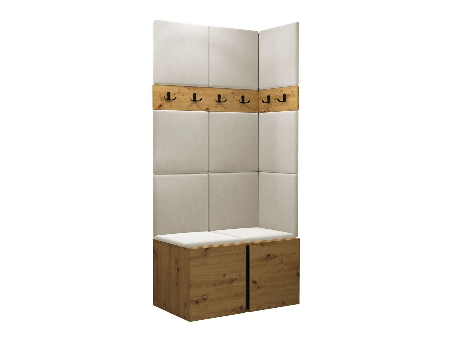 Conjunto para corredor Pinis I (Carvalho Artisan)