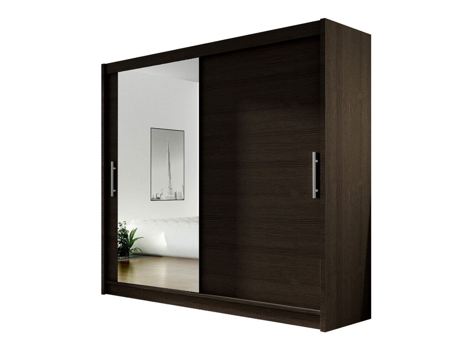 Roupeiro Closico 107 (Carvalho escuro)