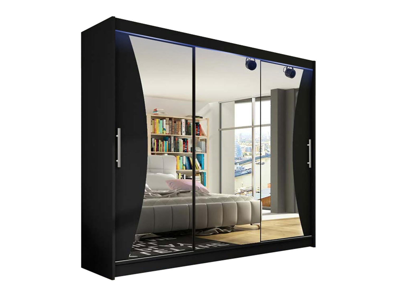 Roupeiro Closico Ordo IV (Preto)