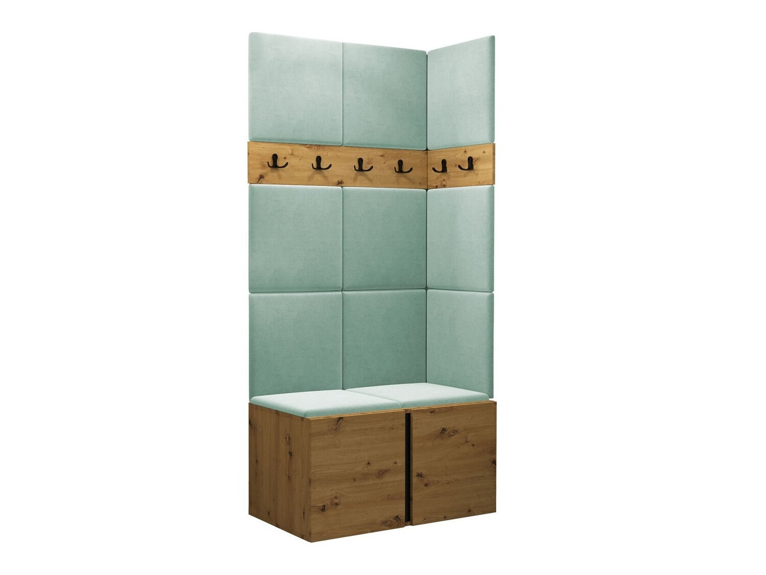 Conjunto para corredor Pinis I (Carvalho Artisan)