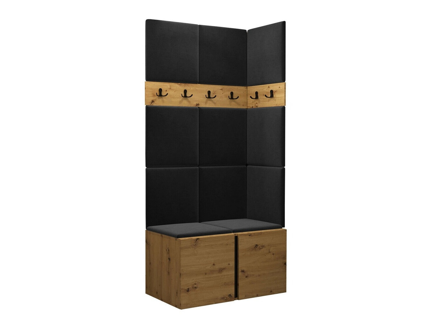 Conjunto para corredor Pinis I (Carvalho Artisan)