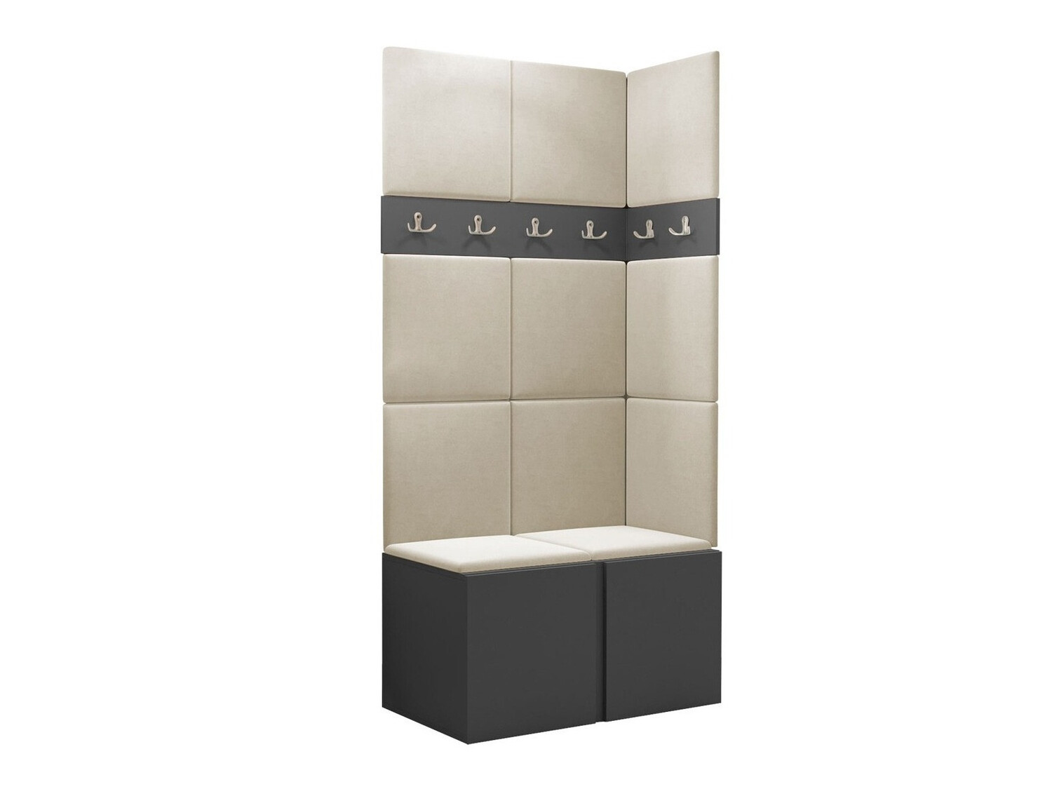 Conjunto para corredor Pinis I (Grafite)