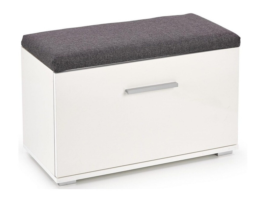 Sapateira Cirveso 117 (Branco + Branco brilhante + Cinzento)