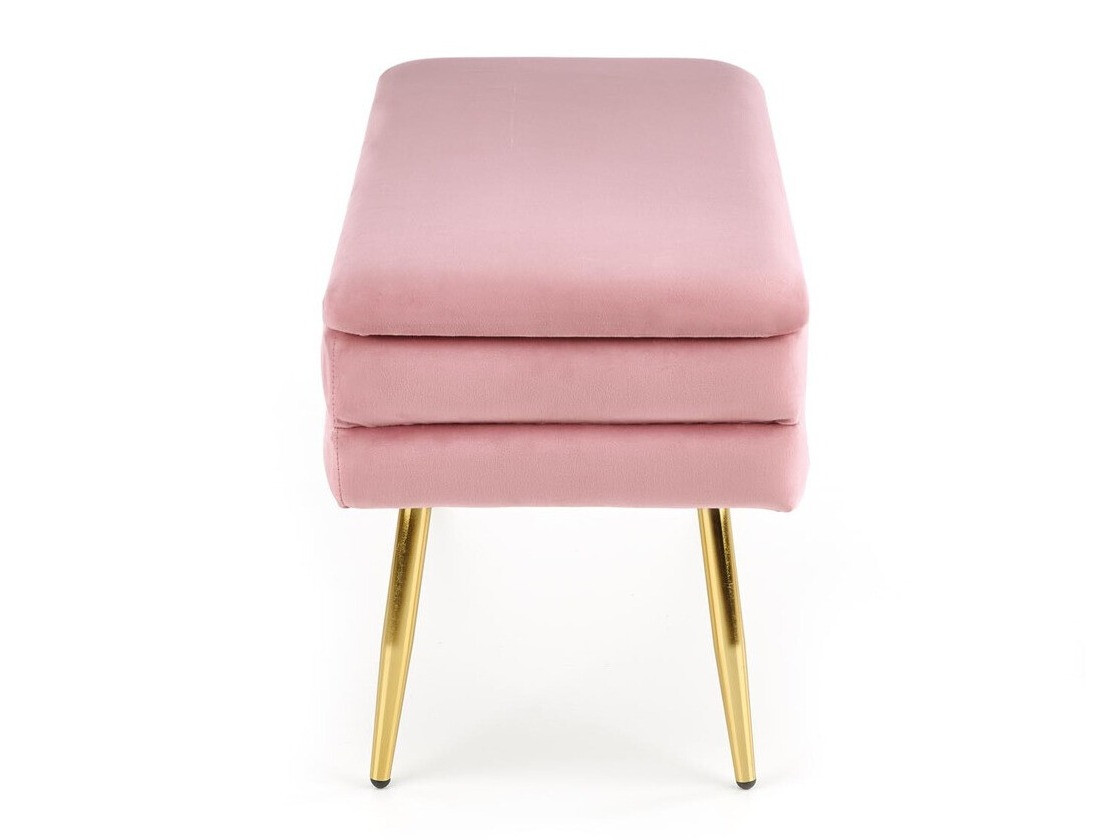 Banco estofado Houston 1255 (Rosa + Dourado)