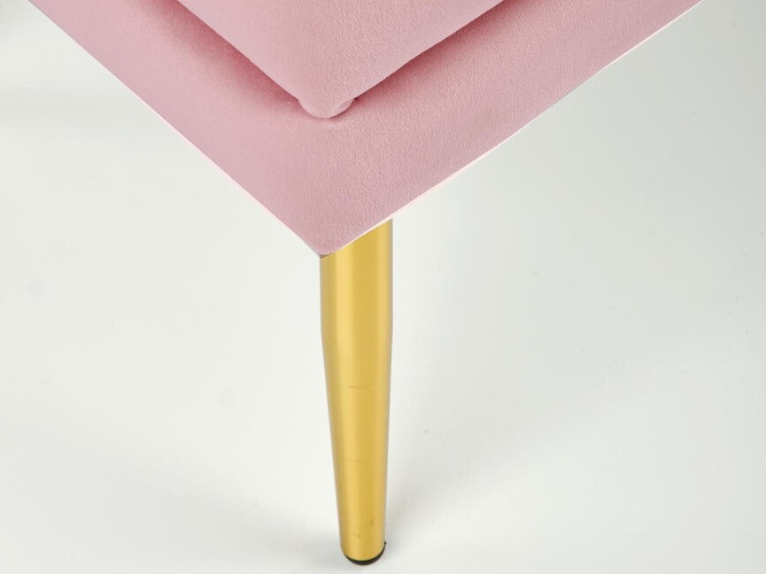 Banco estofado Houston 1255 (Rosa + Dourado)