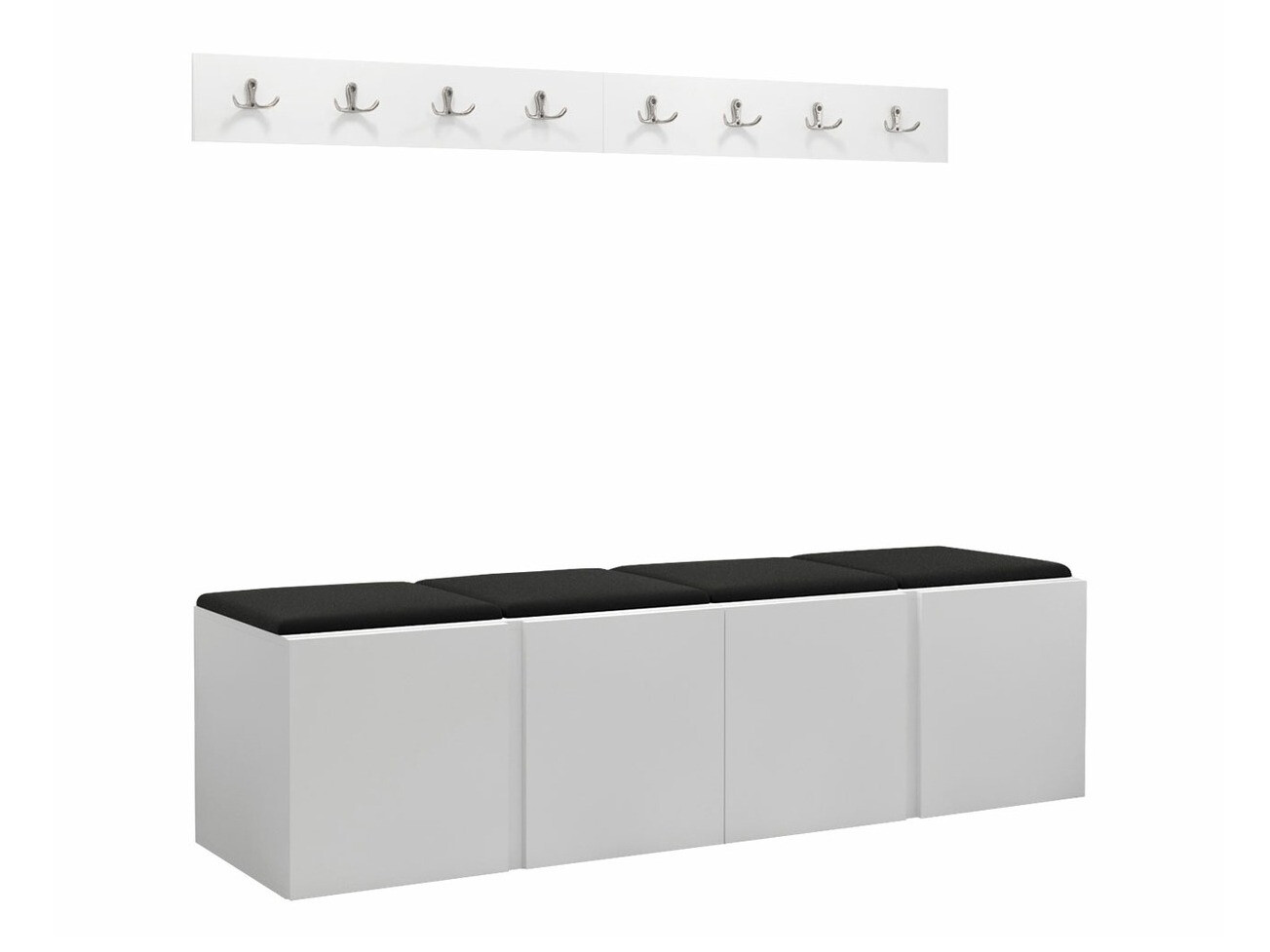 Conjunto para corredor Pinis VII (Couro Ecológico Soft 011)