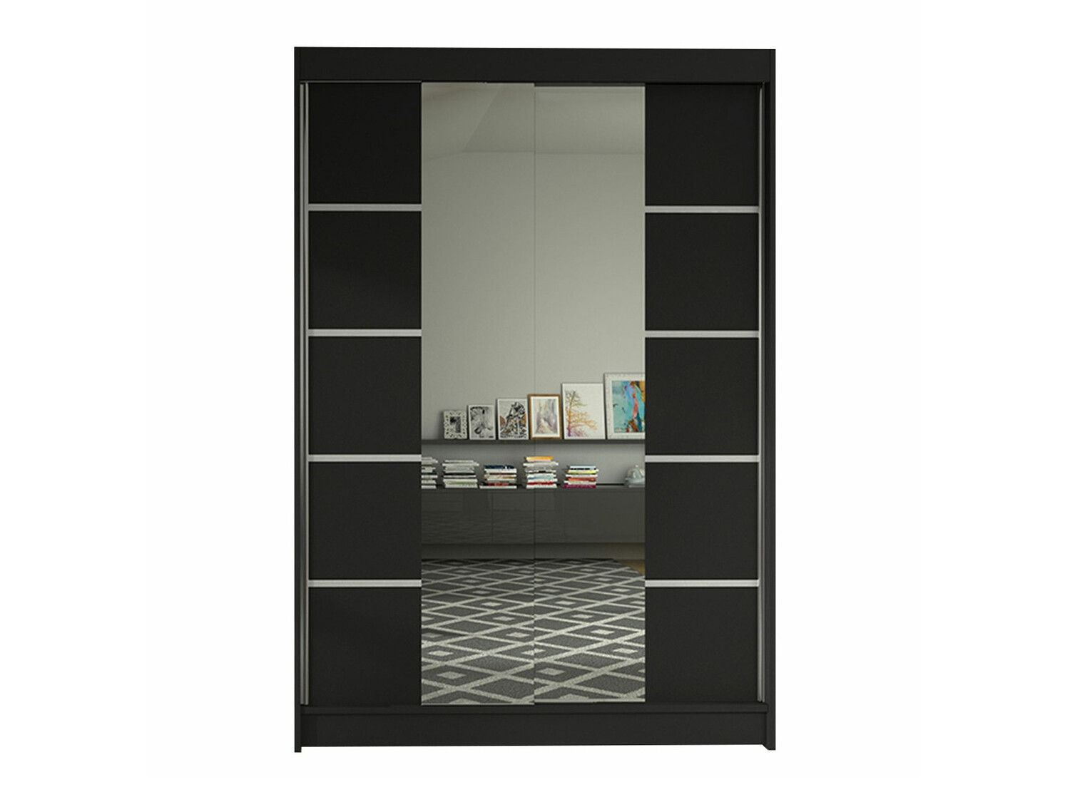 Roupeiro Closico Salvor V (Preto)