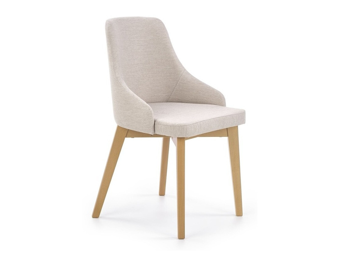Cadeira Houston 577 (Creme + Carvalho)