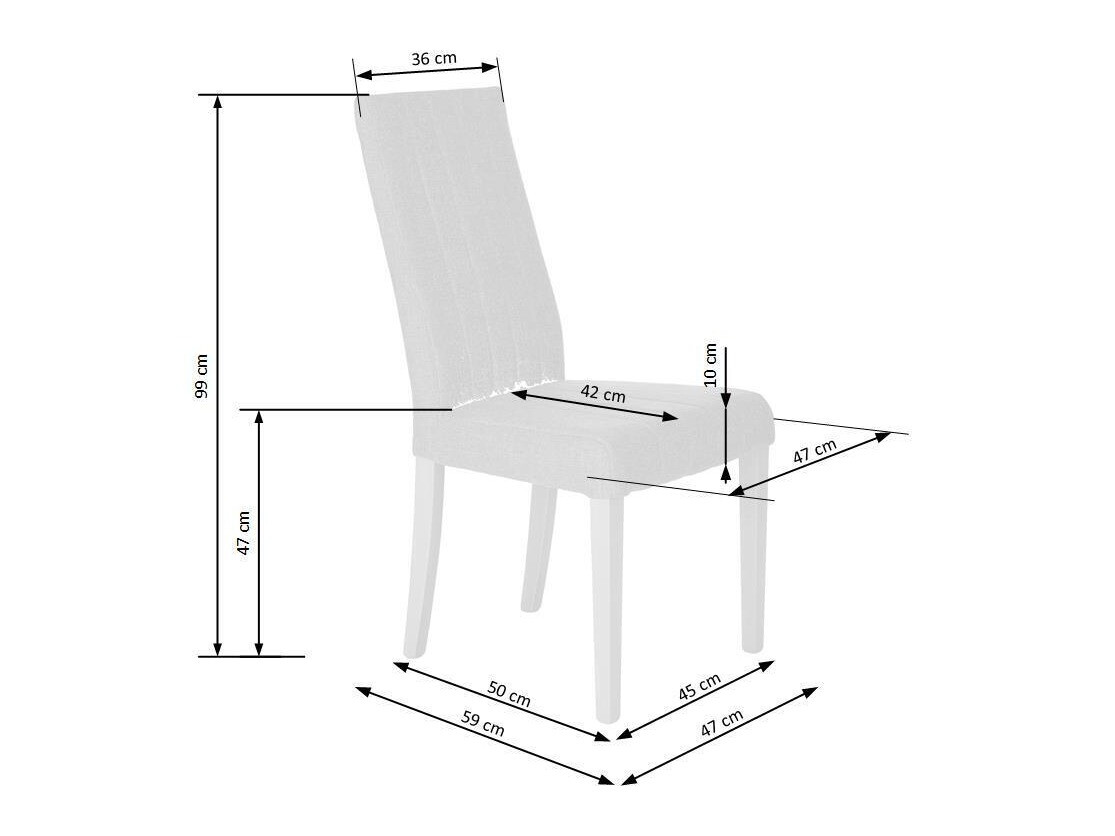 Cadeira Houston 684 (Azul escuro + Preto)