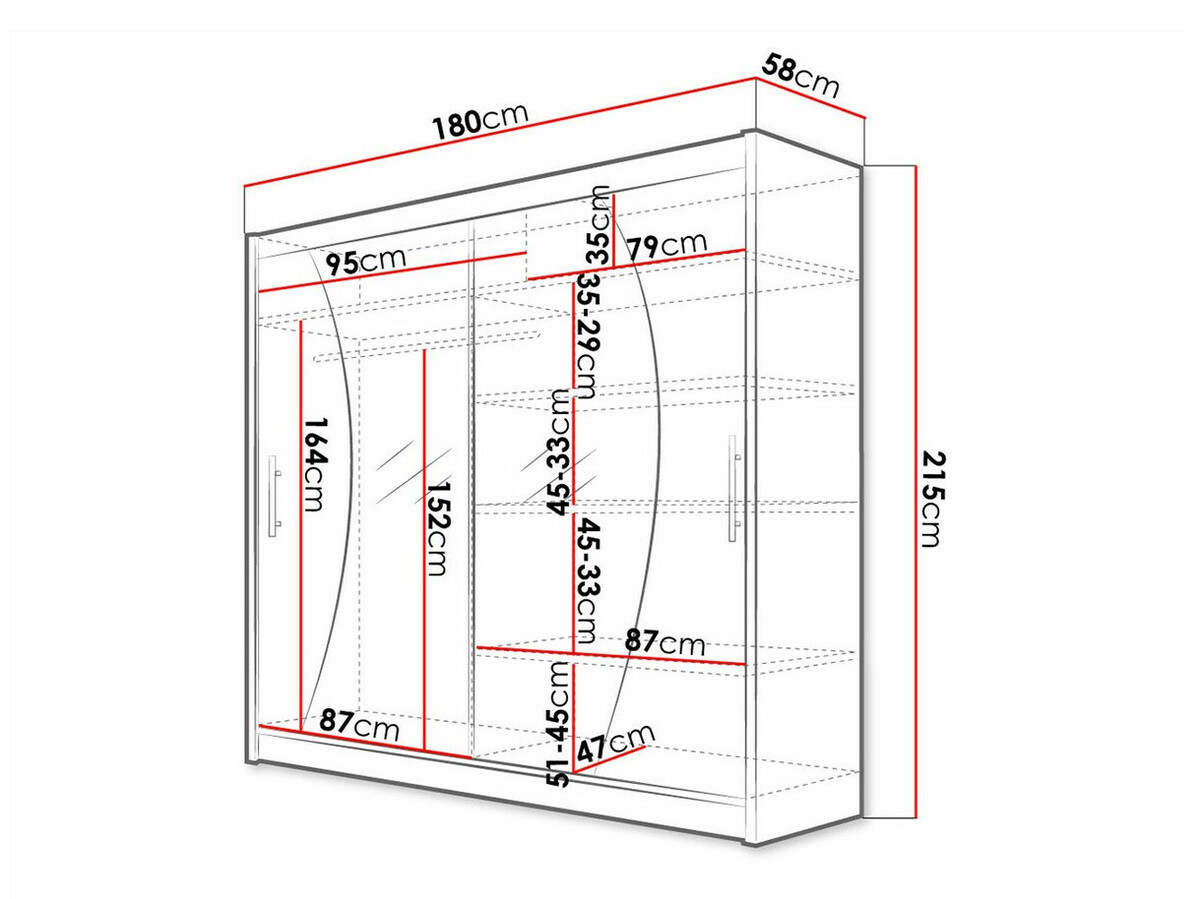 Roupeiro Closico Pallor IX (Carvalho sonoma)