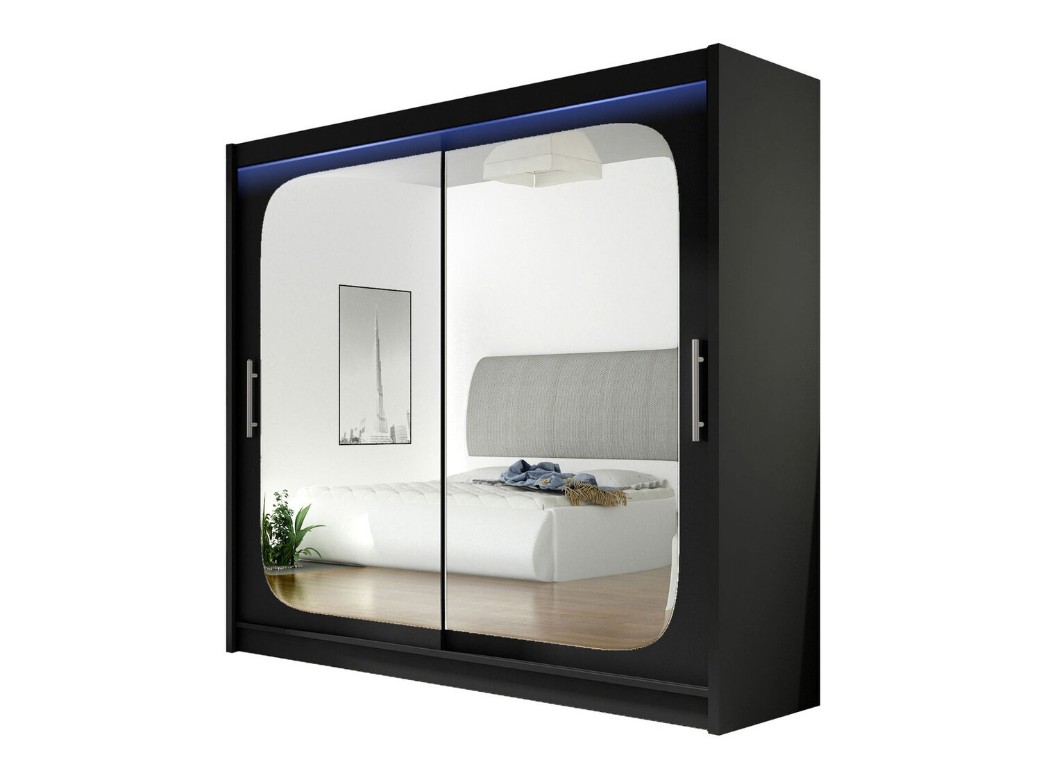 Roupeiro Closico Pallor VIII (Preto)